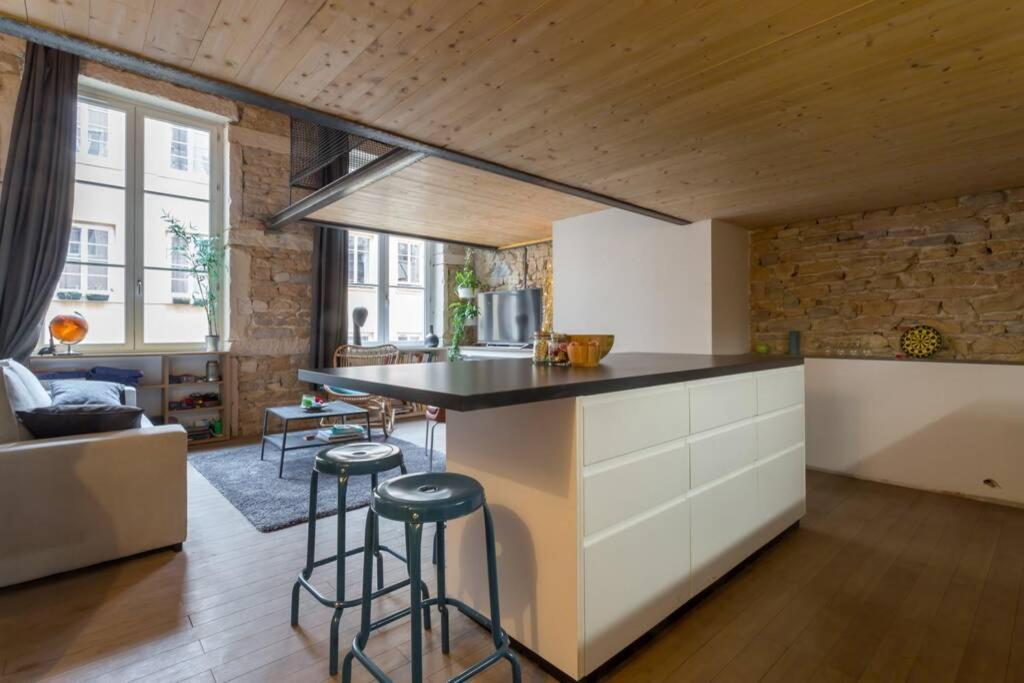 Апартаменты Duplex Le Vorace Лион Экстерьер фото
